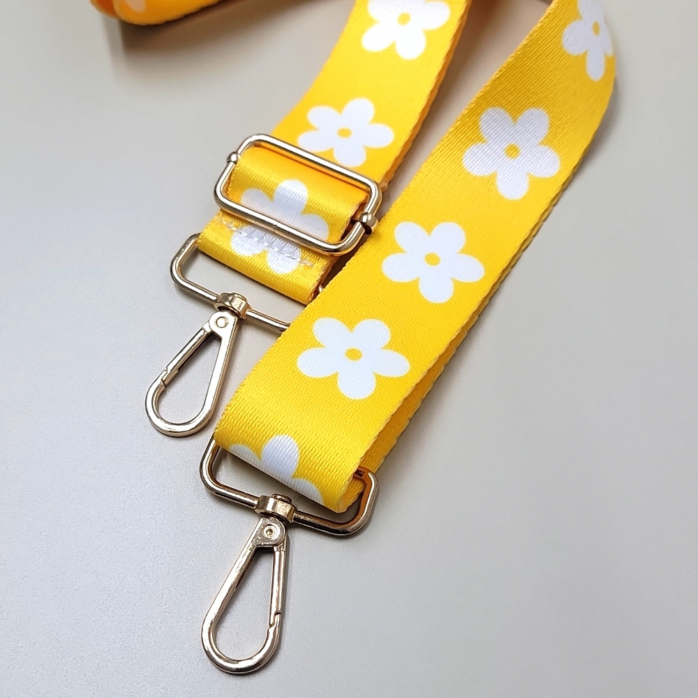 Floral Pattern Colorblock Adjustable Bags Strap. - Picture 6 of 7